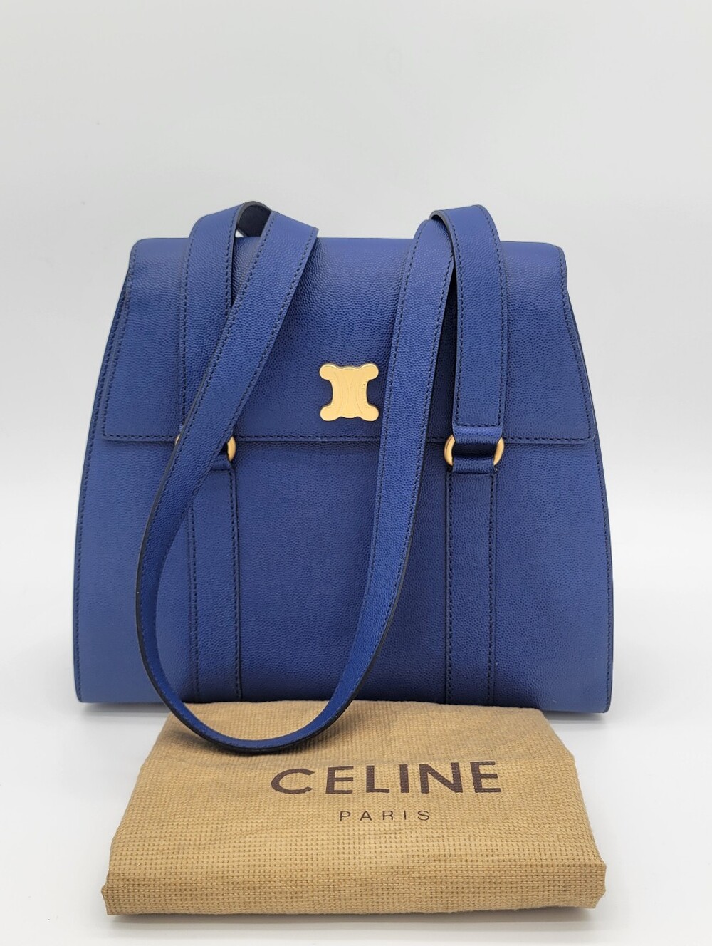 Vintage Celine Triomphe Shoulder Bag